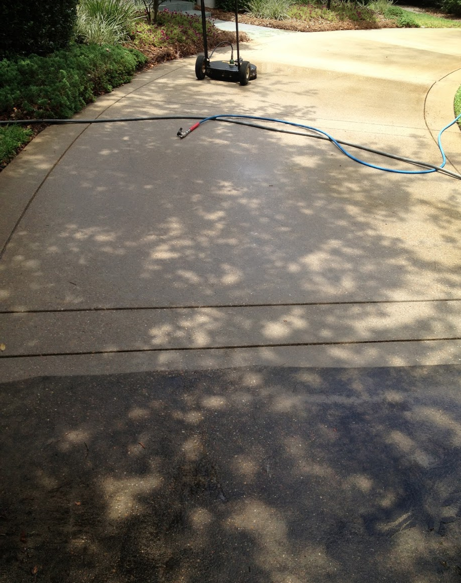 A wonderful job on my concrete backyard patio.